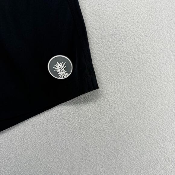 Chubbies Shorts Men's Large Black Lined Athletic Performance Pockets Training 7" - Picture 2 of 11